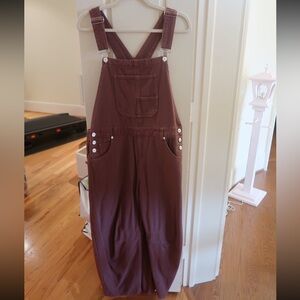 Brown Barrel Overalls
